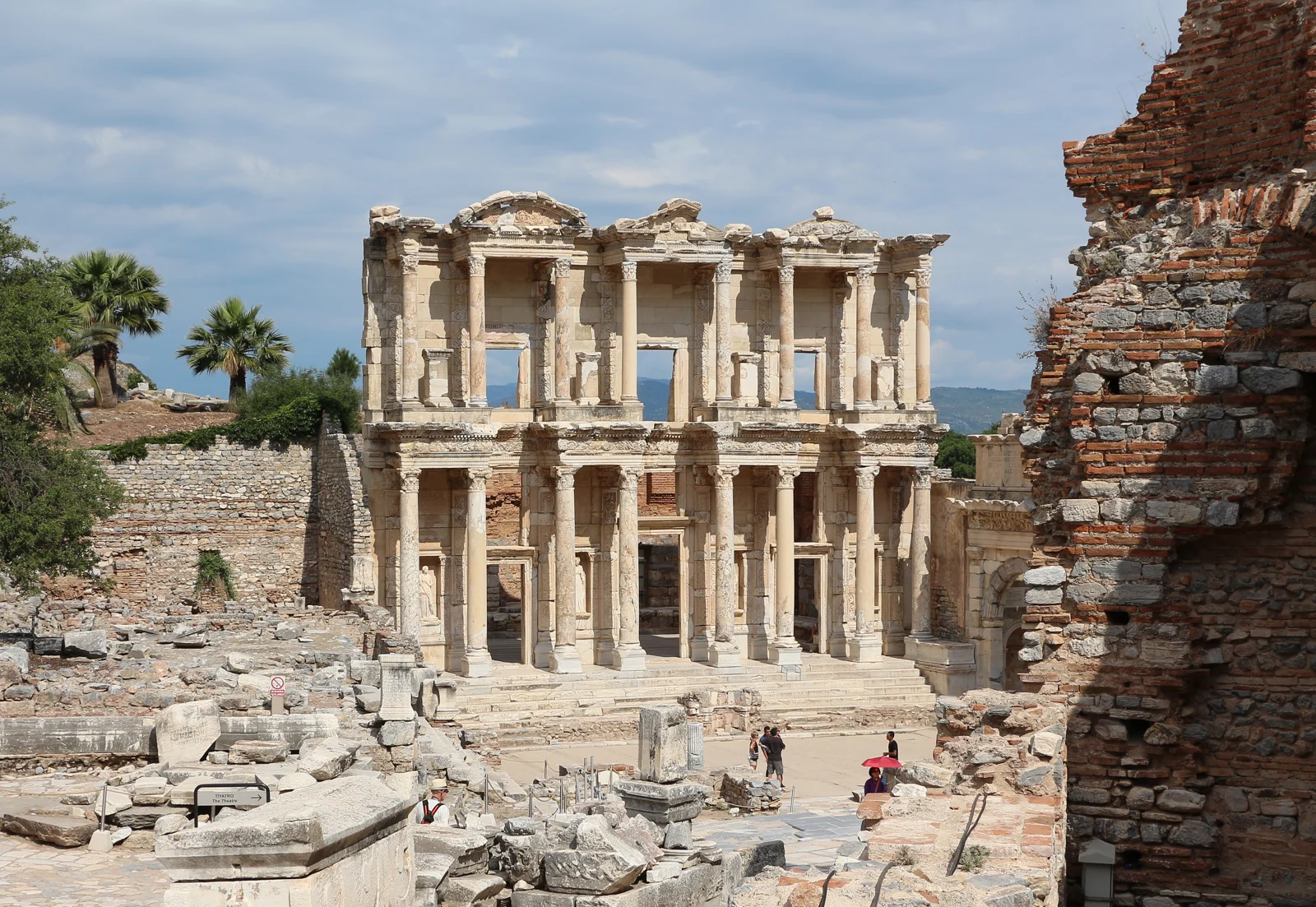 Library of Celsus, Ephesus. Context photograph; this Roman monument postdates Alexander.